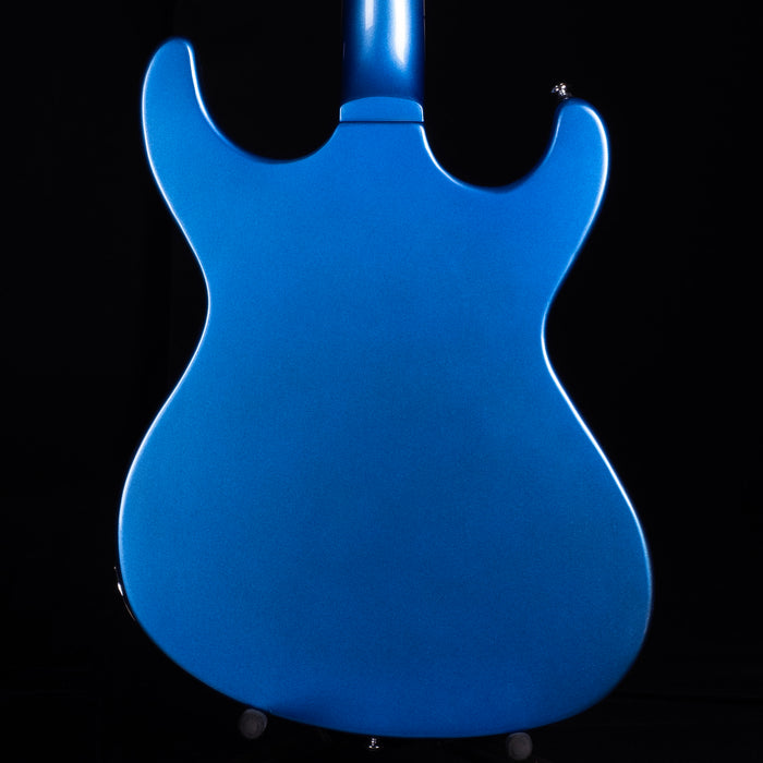 Eastwood Sidejack Deluxe Baritone - Dark Metallic Blue