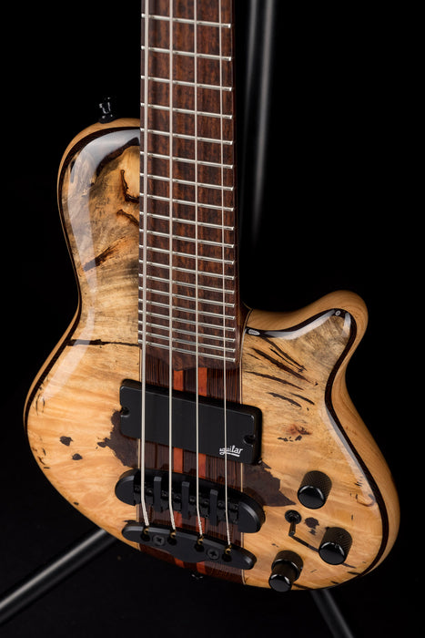 Mayones Cali4 Bass Mahogany Body Burl Maple Top Macassar Ebony Board 5pc Wenge Neck Sunburst Gloss Cali 4