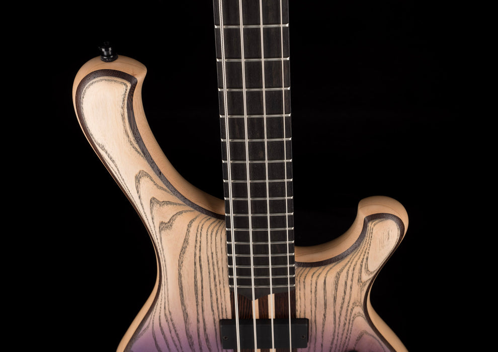Mayones Viking 4 String Bass Guitar Dirty Ash Purple Horizon