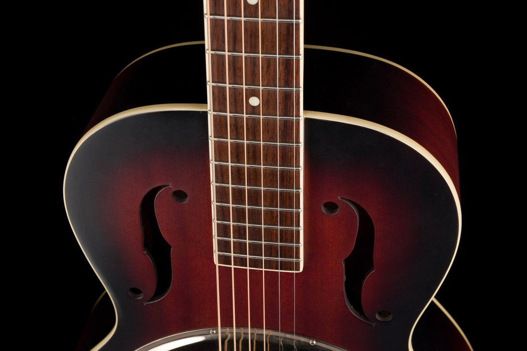 Used Gretsch G9220 Bobtail Round Neck Acoustic Electric Resonator 2-Tone Sunburst