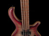 Mayones Patriot Classic 4 Flame Top Bass Satine Transparent Jeans Black 3-Tone Red Burst