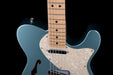 Pre Owned 2005 Fender Custom Shop 1969 Telecaster Thinline Firemist Silver With OHSC
