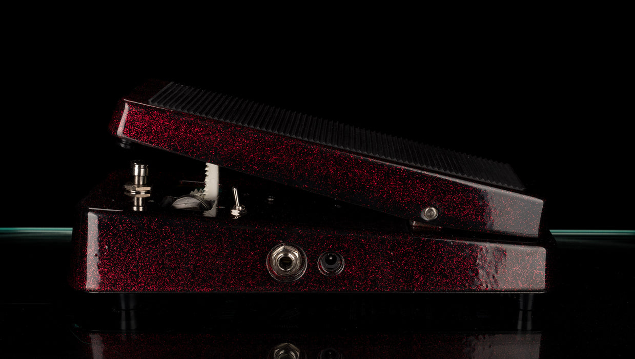 Real McCoy Custom RMC5 Wizard Wah Guitar Wah-Wah Effect Pedal Red Sparkle