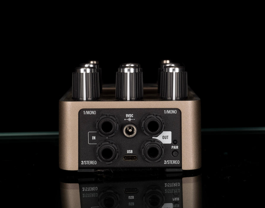 Used Universal Audio Golden Reverberator Pedal With Box