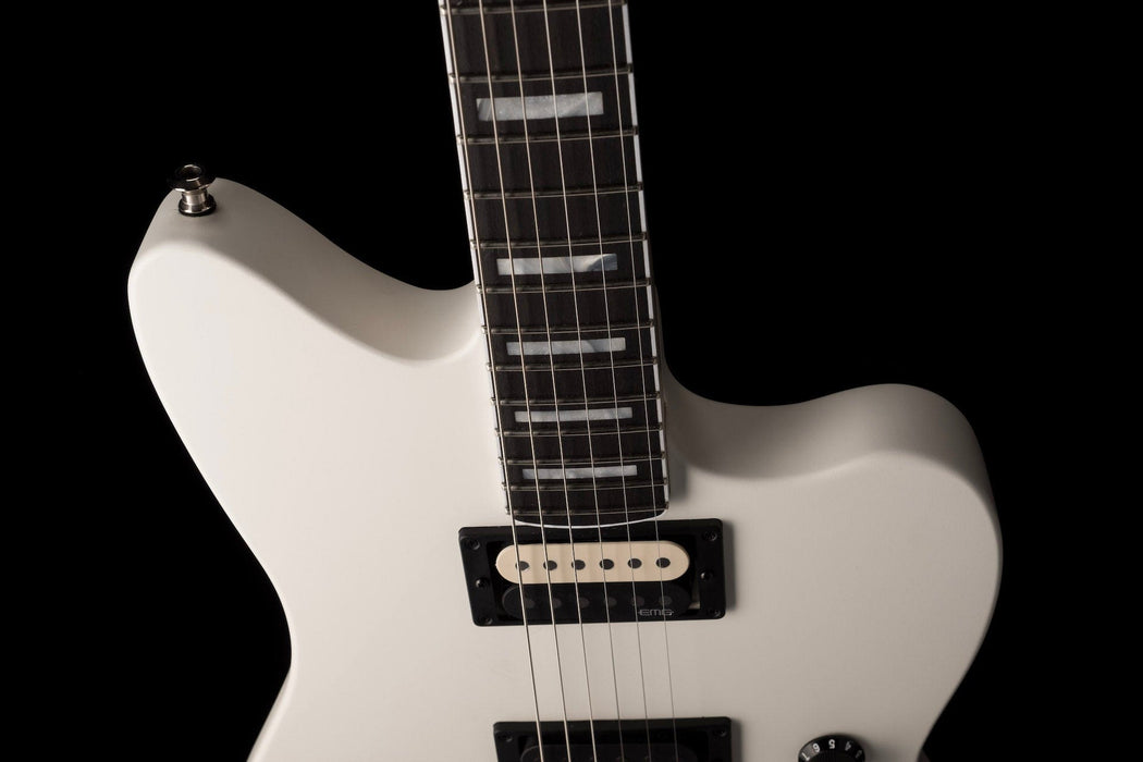 Used Fender Jim Root Jazzmaster V4 Flat White with OHSC