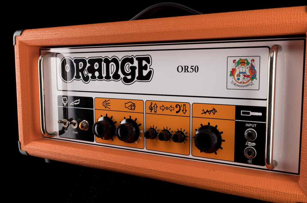 Used Orange OR50H Guitar Amplifier Head with Road Case