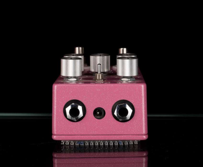 Used JHS Lucky Cat Delay Pink Guitar Effect Pedal With Box
