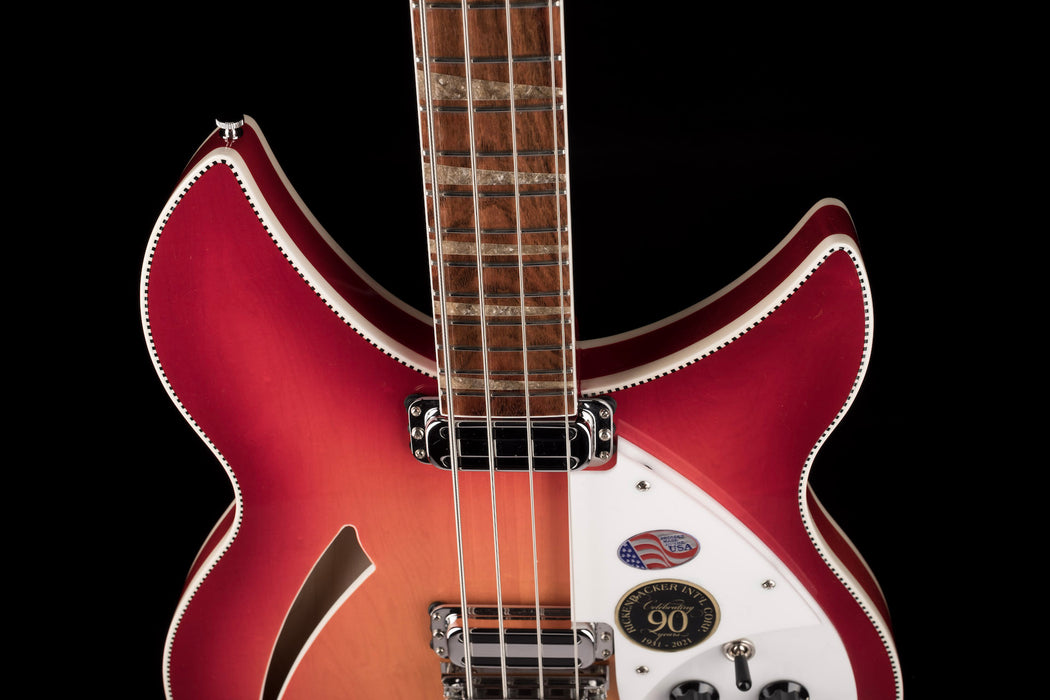 Rickenbacker 90th Anniversary Limited Edition 4005XC AFG Amber FireGlo Semi Hollow