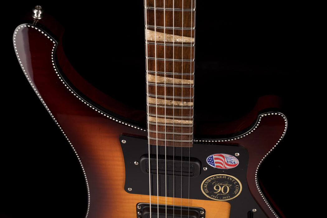 Rickenbacker Limited Edition 90th Anniversary 480XC TBG TobaccoGlo Guitar In Stock!!