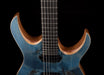 Mayones Duvell Elite Pro 6 String 27" Baritone Satine Trans Aquamarine Electric Guitar With Case