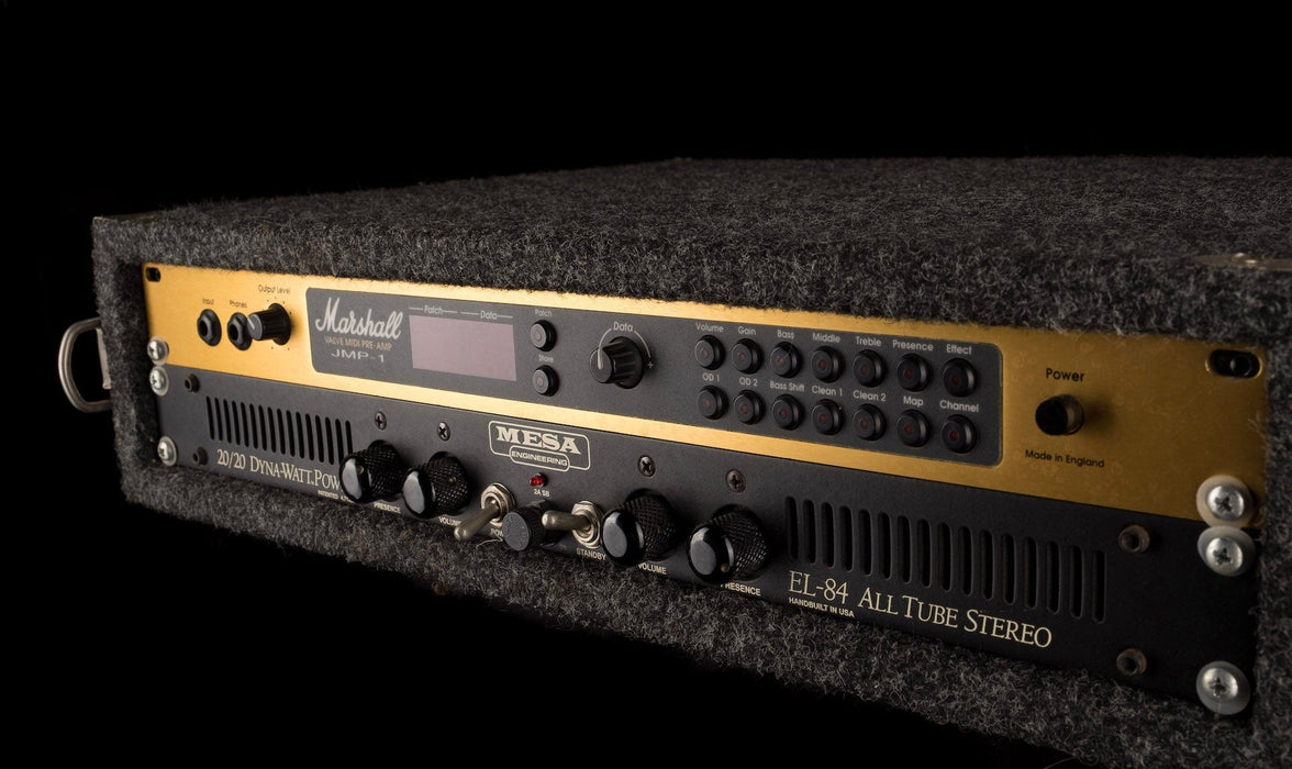 Used Marshall JMP-1 Valve MIDI Preamp and Mesa Boogie 20/20 Dyna Watt Power Amp with Rack