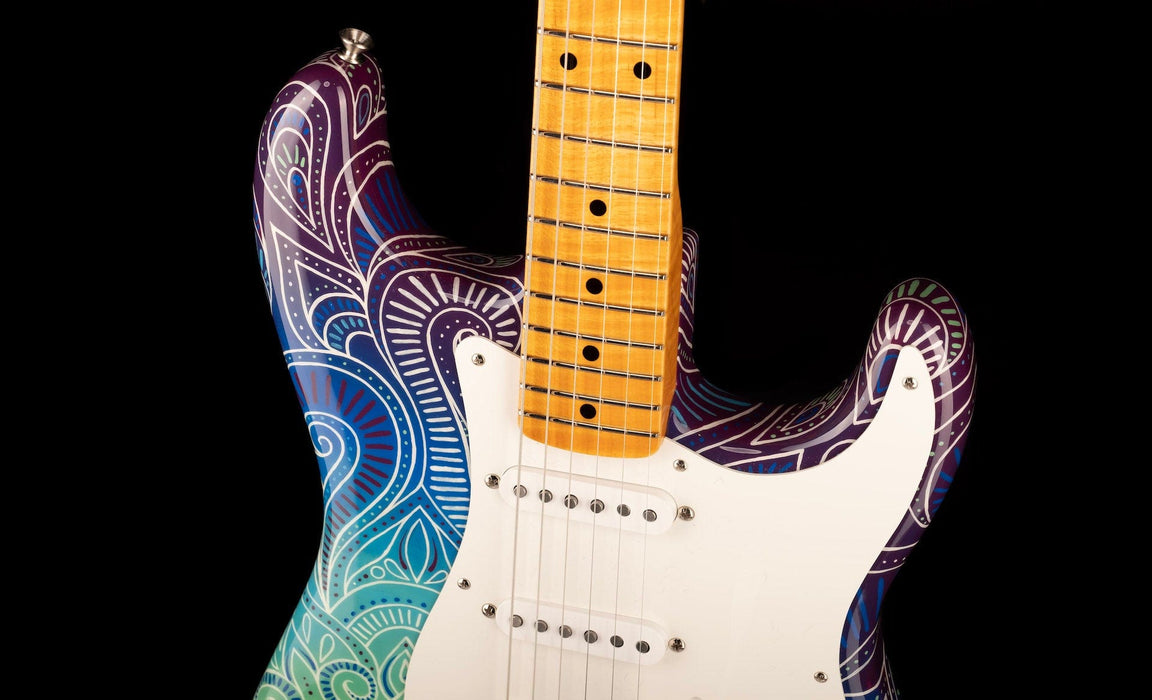 Pre-Owned Fender Custom Shop Masterbuilt Greg Fessler Madison Roy "Mandala Burst" 1968 Stratocaster
