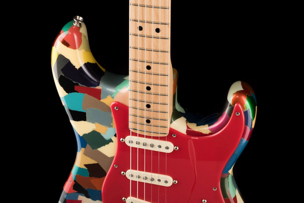 Pre-Owned Fender Custom Shop Masterbuilt Dale Wilson Active Clown Patch Strat Electric Guitar