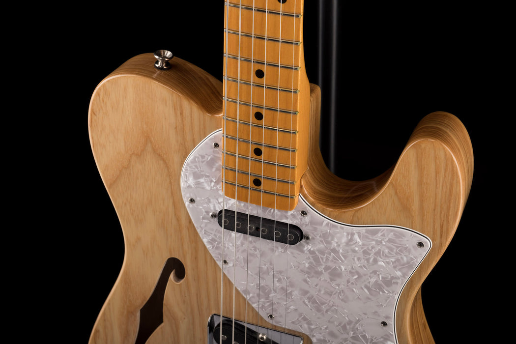 Used '09 Fender FSR Thinskin 1968 Telecaster Thinline Natural W/ OHSC & Upgrades