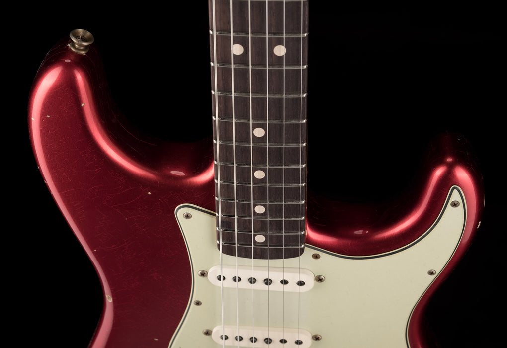 Fender Custom Shop 1963 Stratocaster Relic Mahogany Body Candy Apple Red