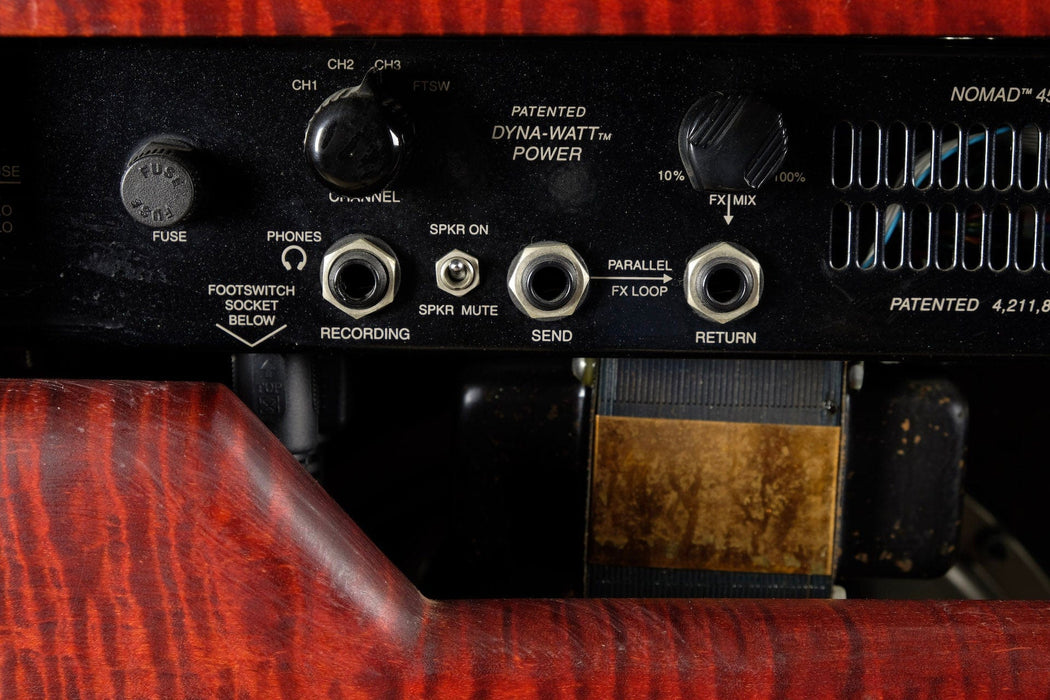 Used Mesa-Boogie Limited Edition Nomad 45 Flame Maple Red Stained 2x12" Tube Guitar Amp Combo With Footswitch