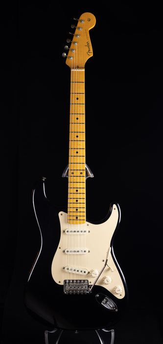 Used 2006 Fender Eric Johnson Stratocaster Black Electric Guitar With OHSC & Case Candy