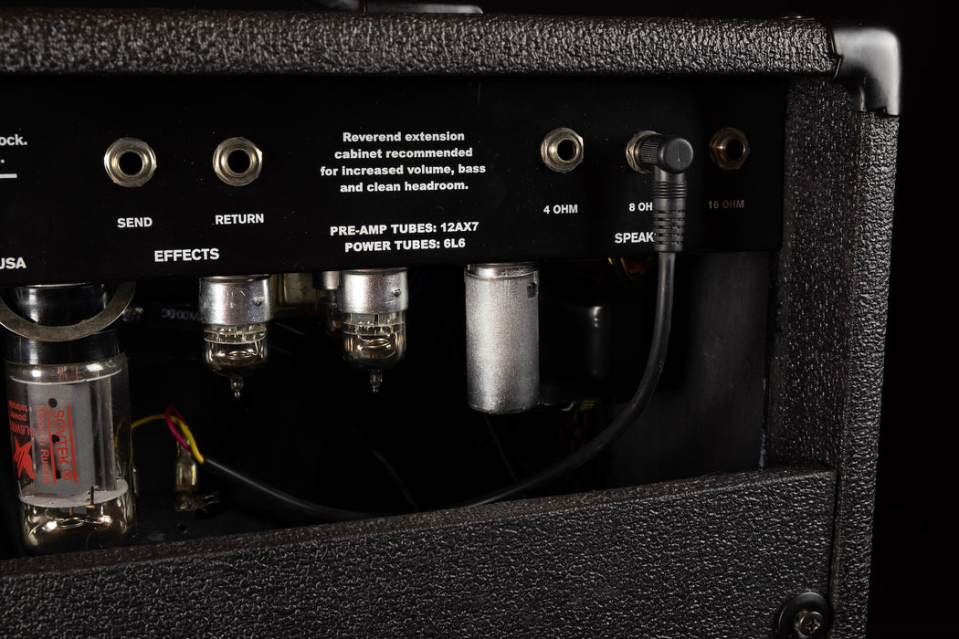 Used '04 Reverend Kingsnake 60-20 1x12 Combo 6L6 Tube Guitar Amp With Cover 1 of 300 Made!!