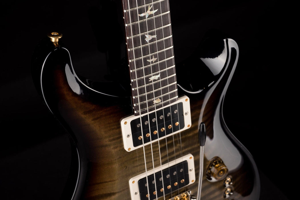PRS Core 35th Anniversary Custom 24 10 Top Custom Color Faded Olive Smokewrap Burst
