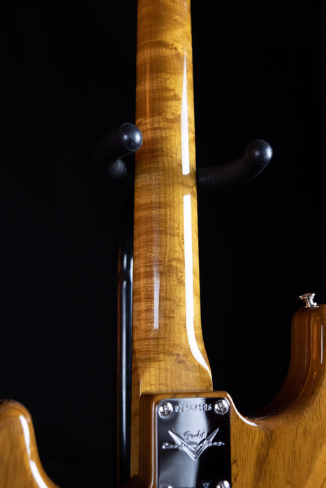 Fender Custom Shop Artisan Thinline Stratocaster Roasted Ash Body Spalted Maple Top Aged Natural