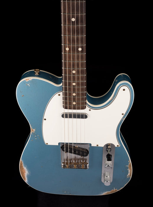 Pre Owned 1960 Fender Custom Shop Telecaster Custom Relic Blue Agave With OHSC