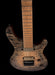 Mayones Regius 4Ever 7 String Baritone 5A Grade Quilted Flame Maple Top Trans Black Feather Finish