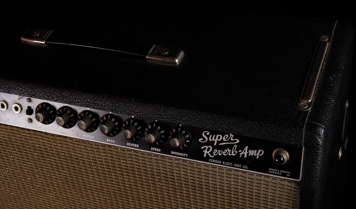 Vintage 1965 Fender 4x10  Blackface Super Reverb Amp