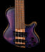 Mayones Cali4 Bass Black Limba Body Spruce Top Trans Purple
