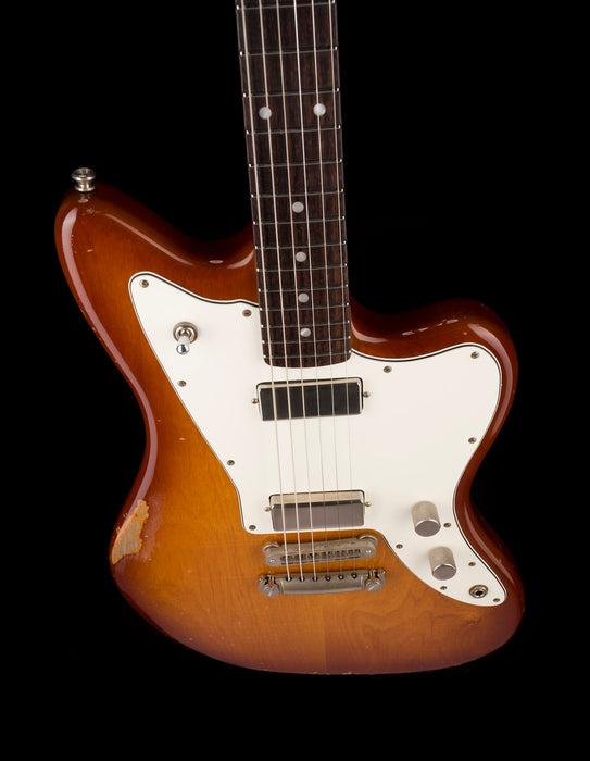 Fano Oltre JM6 Medium Distress Faded Tea Burst with Gig Bag