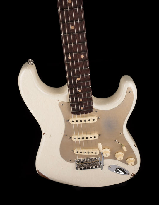 Fender Custom Shop Roasted 1960 Stratocaster Relic Birdseye Maple Aged Olympic White