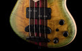 Mayones Cali4 Quilt Maple Top Swamp Ash Back Custom Color Greenburst Matte Finish with Case