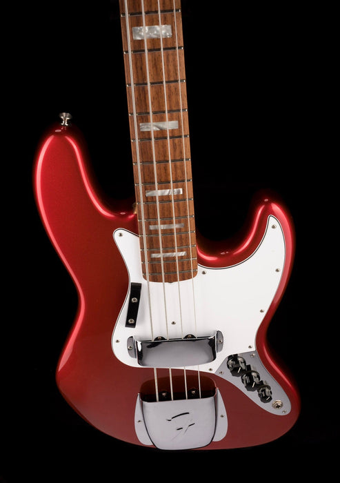 Used 2010 Fender 50th Anniversary Jazz Bass Candy Apple Red with OHSC