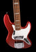 Used 2010 Fender 50th Anniversary Jazz Bass Candy Apple Red with OHSC