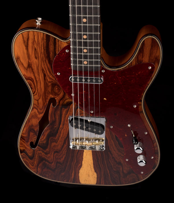 Fender Custom Shop Artisan Cocobolo Thinline Telecaster NOS Shellac Amber