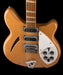 Vintage 1968 Rickenbacker 370/6 Maple Glo With New Silver Vintage-Style HSC