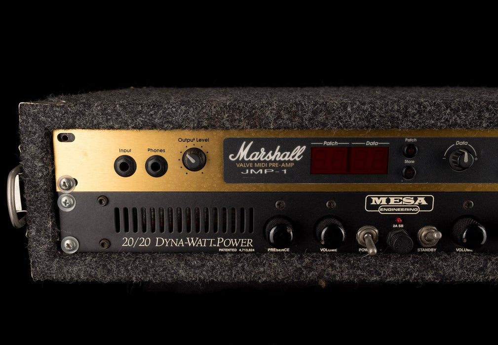 Used Marshall JMP-1 Valve MIDI Preamp and Mesa Boogie 20/20 Dyna Watt Power Amp with Rack