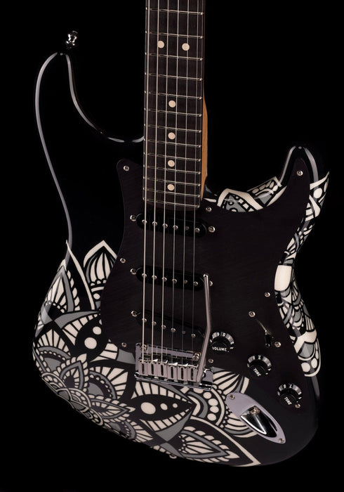 Pre-Owned Fender Custom Shop Masterbuilt Greg Fessler Madison Roy Nightshade Strat Electric Guitar