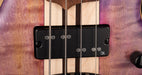 Mayones Cali4 Bass 17.5" Scale 3A Quilted Maple Top/Swamp Ash Body Trans L.U.V. Finish with Case