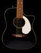 Used 2009 Fender Sonoran SCE Black Acoustic Electric Guitar