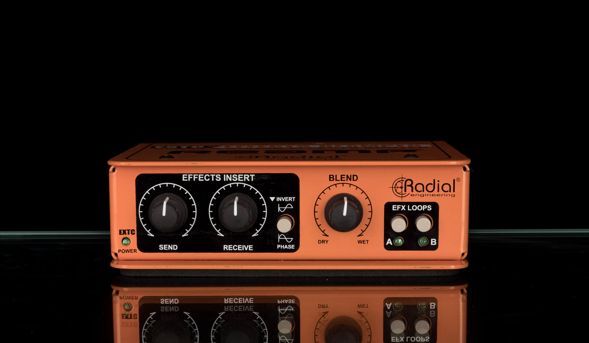 Used Radial Engineering EXTC-SA Reamp Guitar Effects Reamper with Box