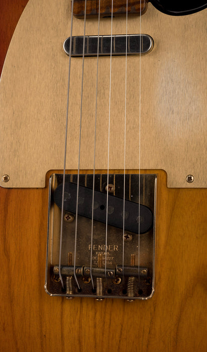 Fender Custom Shop Masterbuilder Apprentice Nick Saccone 50's Tele Relic Chocolate 3-Tone Sunburst