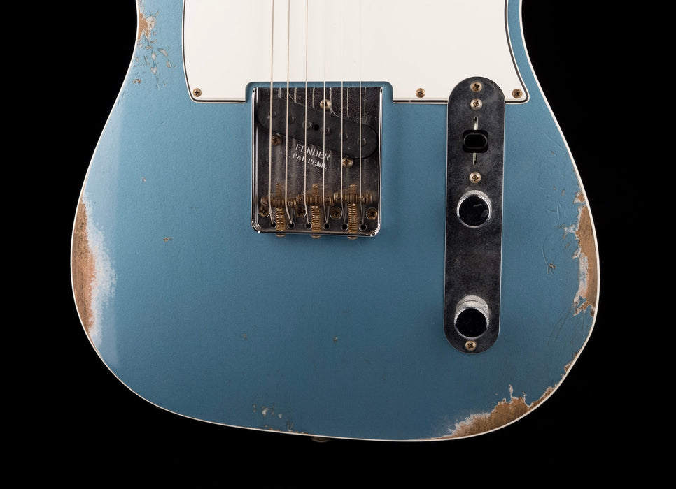 Pre Owned 1960 Fender Custom Shop Telecaster Custom Relic Blue Agave With OHSC