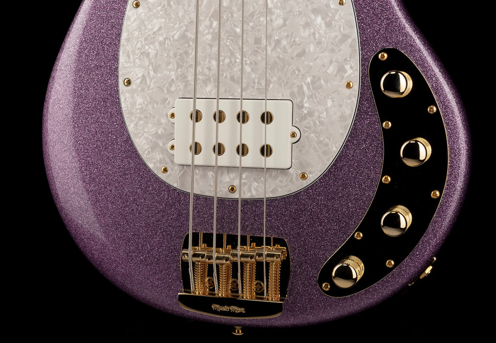 Ernie Ball Music Man StingRay Special Amethyst Sparkle Roasted Maple With Case