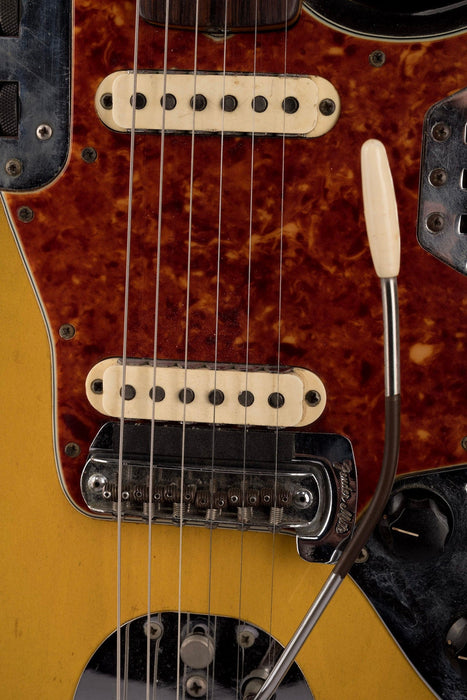 Vintage 1963 Fender Jaguar 3-Tone Sunburst Electric Guitar With OHSC