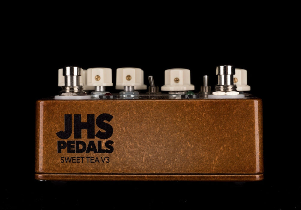 Used JHS Sweet Tea Overdrive/Distortion V3 Guitar Effect Pedal With Box