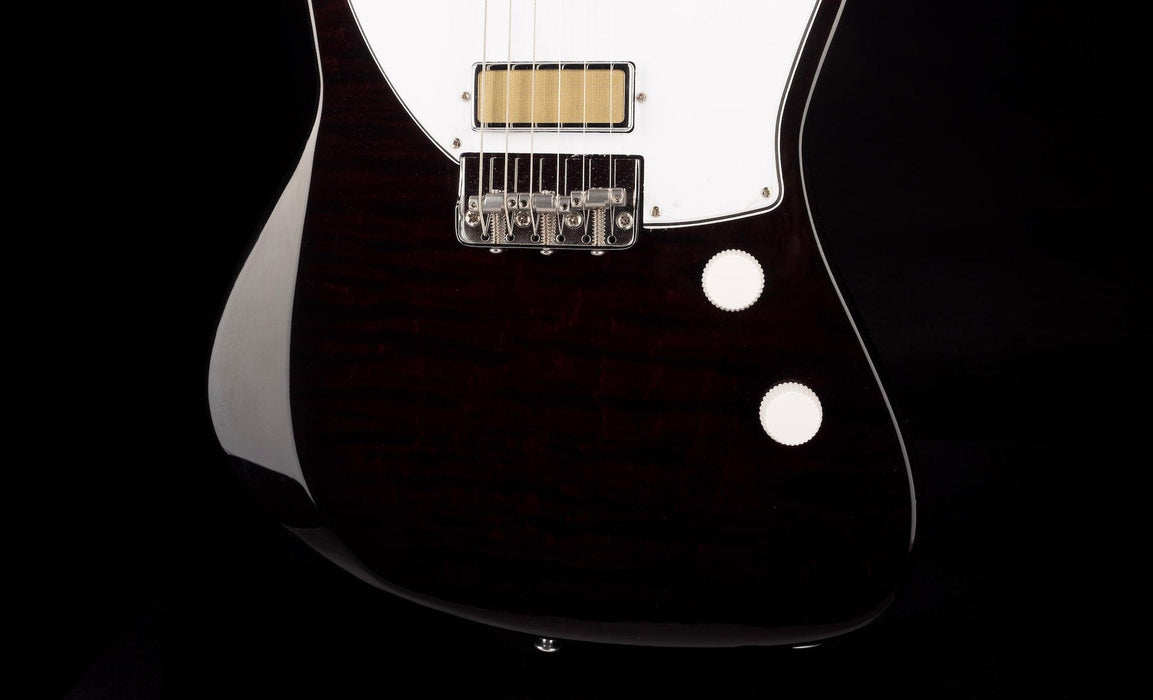 Used Harmony Limited Edition Silhouette Flame Maple Top Transparent Black with Mono Case