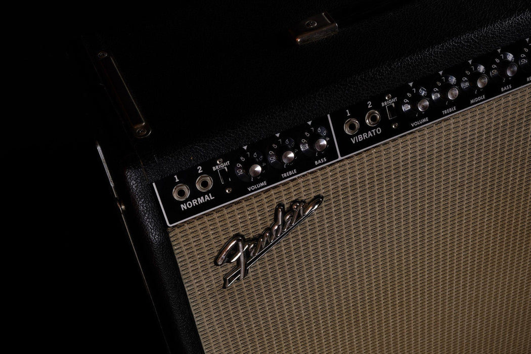 Vintage 1965 Fender 4x10  Blackface Super Reverb Amp