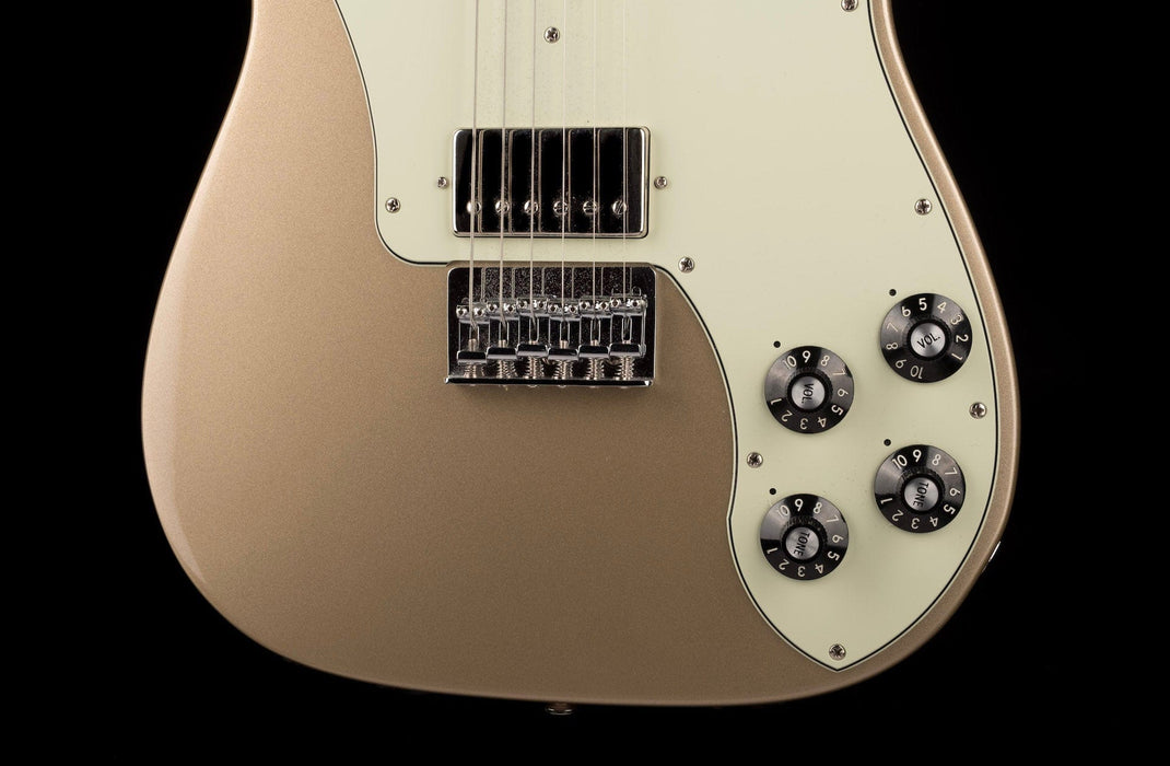 Used Chris Shiflett Telecaster Deluxe Shoreline Gold with OHSC