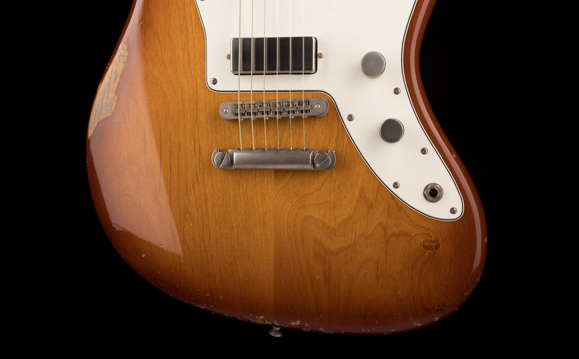 Fano Oltre JM6 Medium Distress Faded Tea Burst with Gig Bag