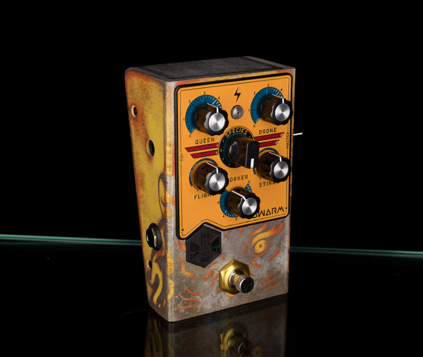 Beetronics FX Custom Shop One Off Yellow Swarm Fuzz Harmonizer Pedal